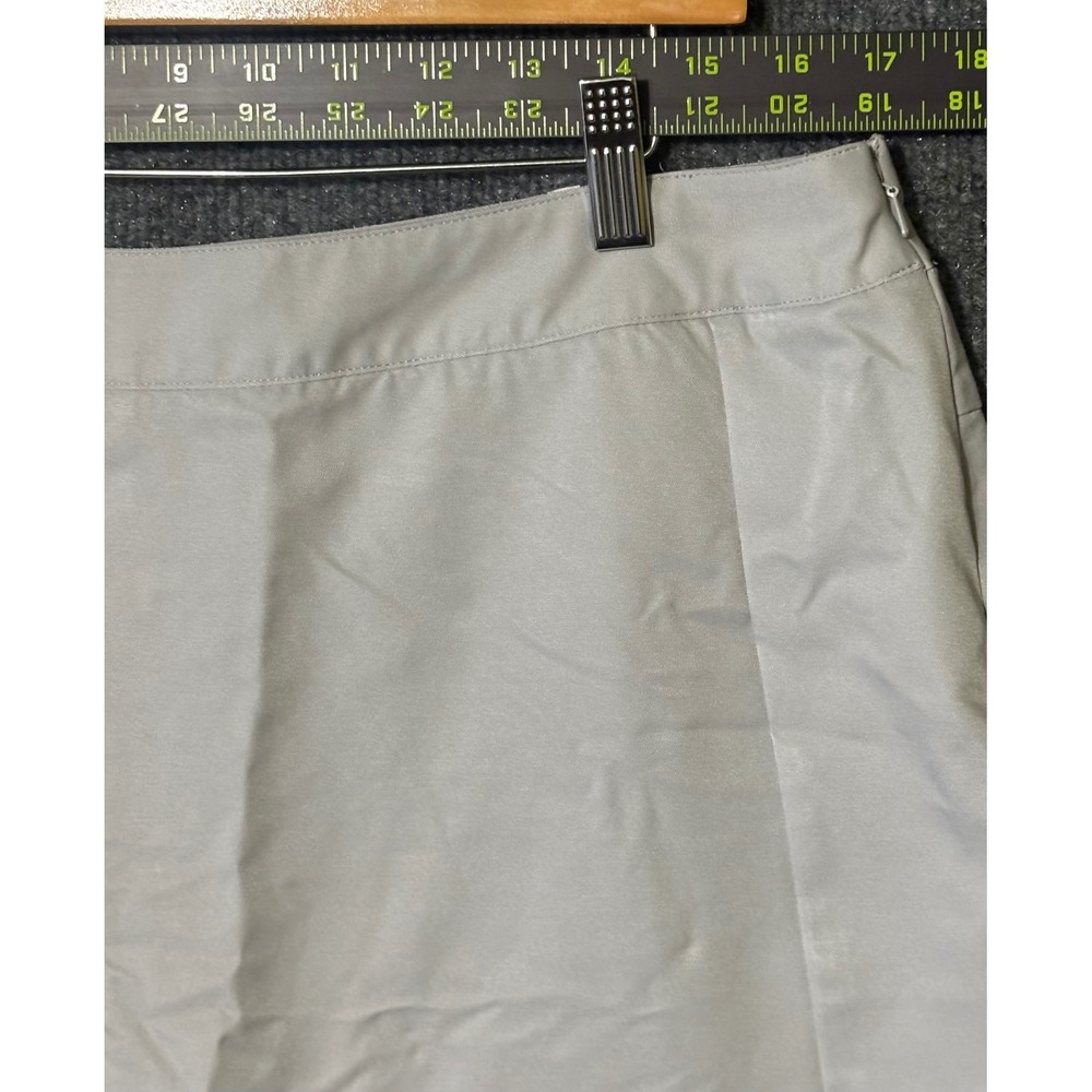Adidas ClimaCool Womens Golf Skort Size 12 Gray Pleated Athletic Skort - Picture 6 of 6